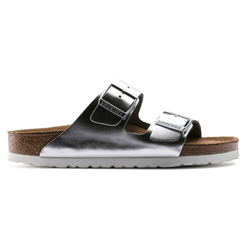 Women's Metallic Slide Sandal