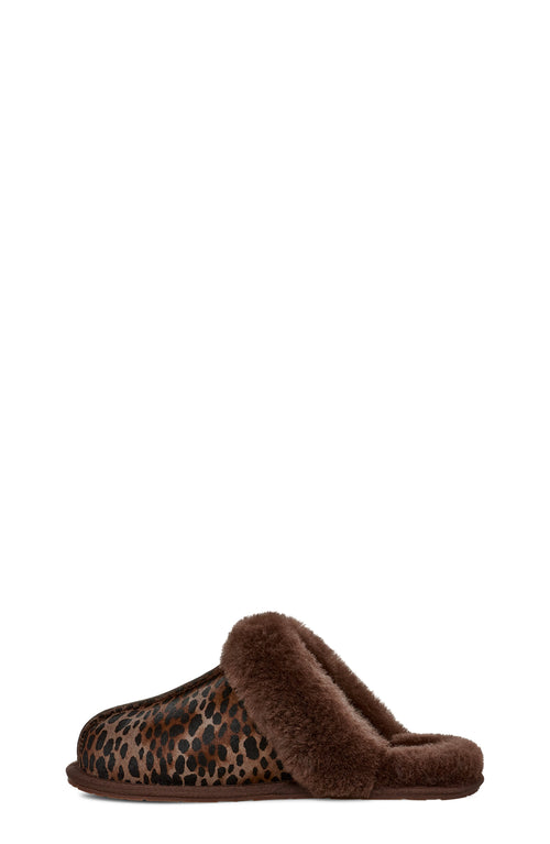 Women's Suede Scuff Slipper in Blue