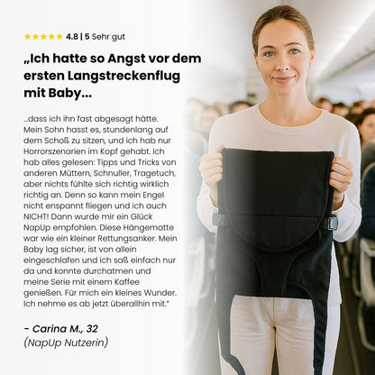 NapUp | Das erste Flugzeugbett für Kleinkinder