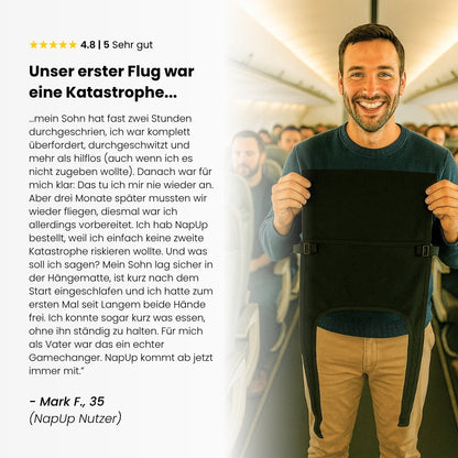 NapUp | Das erste Flugzeugbett für Kleinkinder