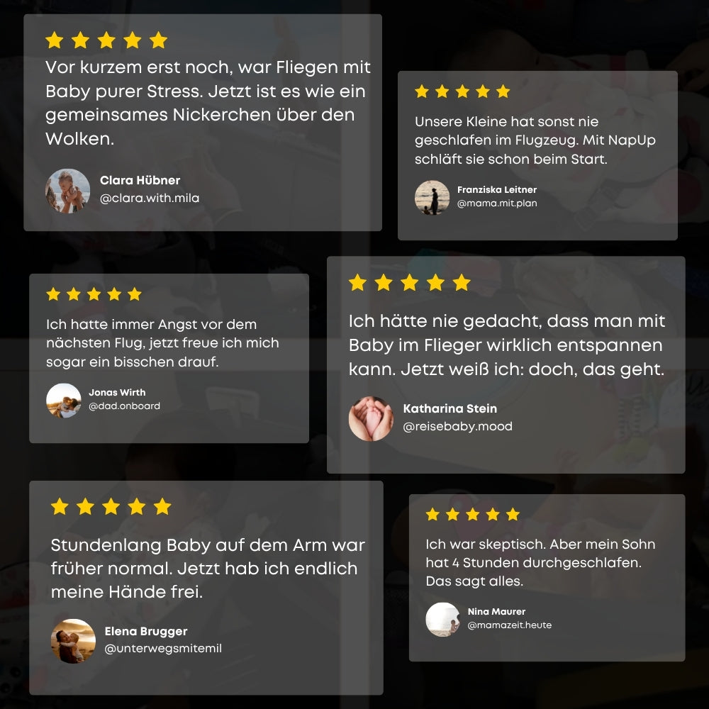 NapUp | Das erste Flugzeugbett für Kleinkinder