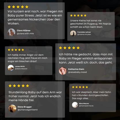 NapUp | Das erste Flugzeugbett für Kleinkinder