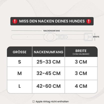 CollarTag | Hundehalsband mit Airtag Halterung