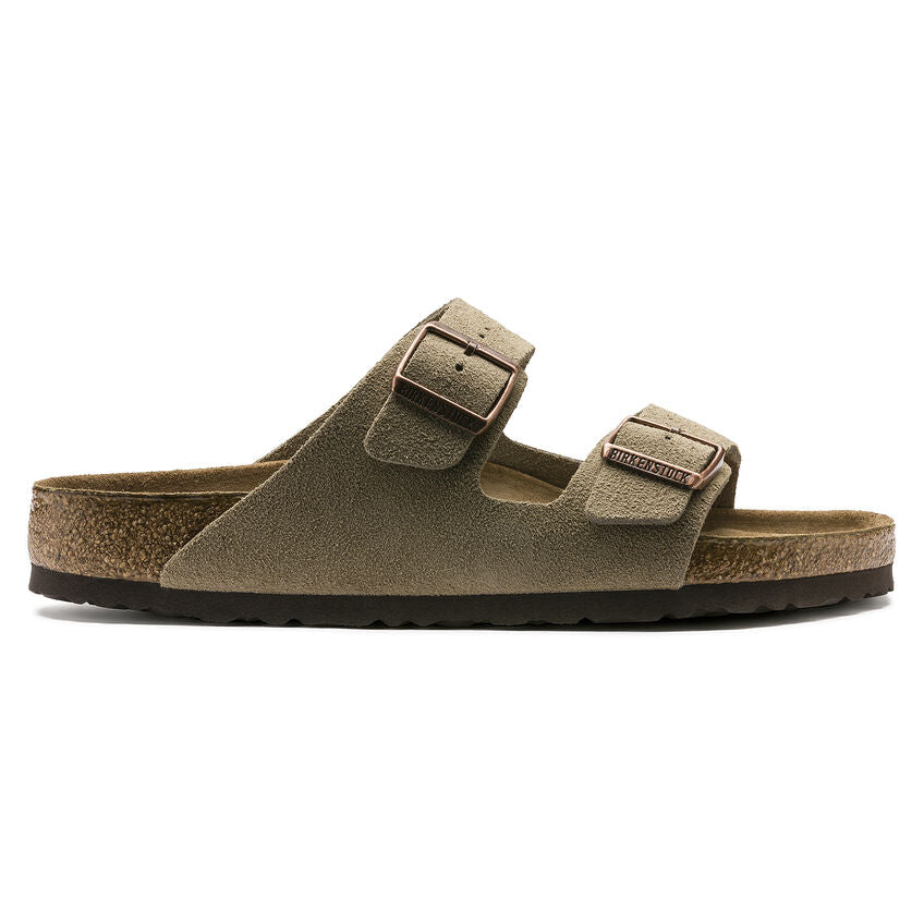 Men's Two-Strap Suede Soft Footbed Sandal